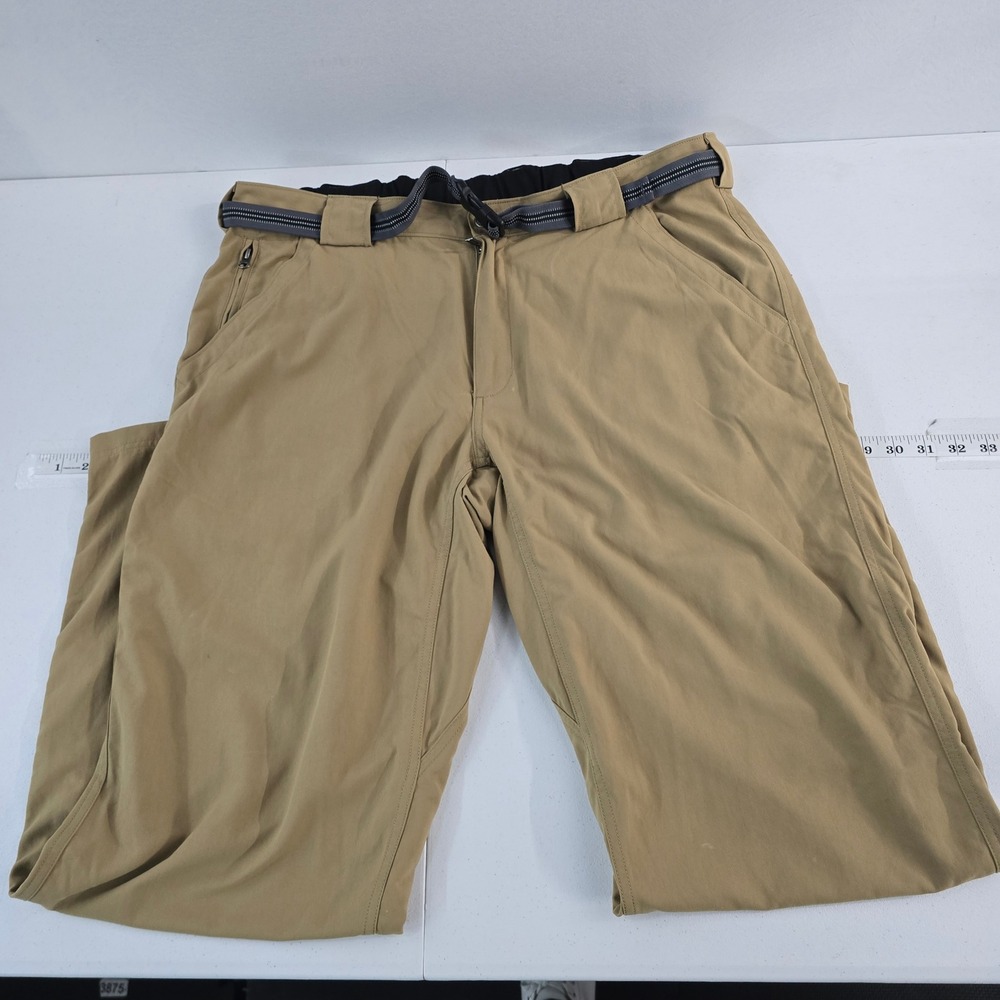 Duluth Trading Co. Mens XL 32 Tan‎ Nylon Outdoor Hiking Travel Pants